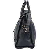 Balenciaga Dark Blue Leather City Handbag