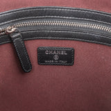 Chanel Black Quilted Lambskin CC Clutch