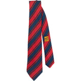 Hermès Striped H Emblem Pattern Silk Tie Krawatte