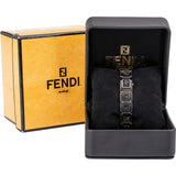 Fendi Silver Tone Emblem Bracelet 3150L Woman Watch