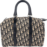 Christian Dior Trotter Monogram Oblique Canvas Boston 30 Handbag