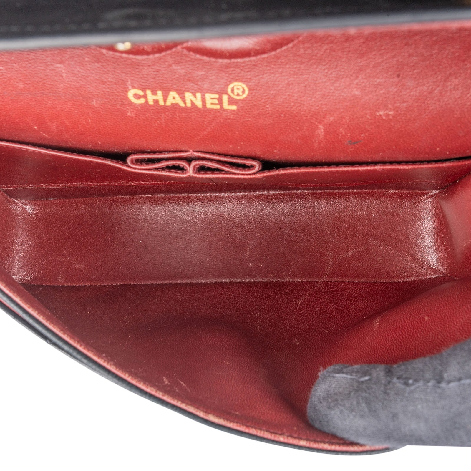 [🔄️B08 / F44] Chanel Quilted Lambskin Medium Double Flap Shoulder Bag - vintageandkickz