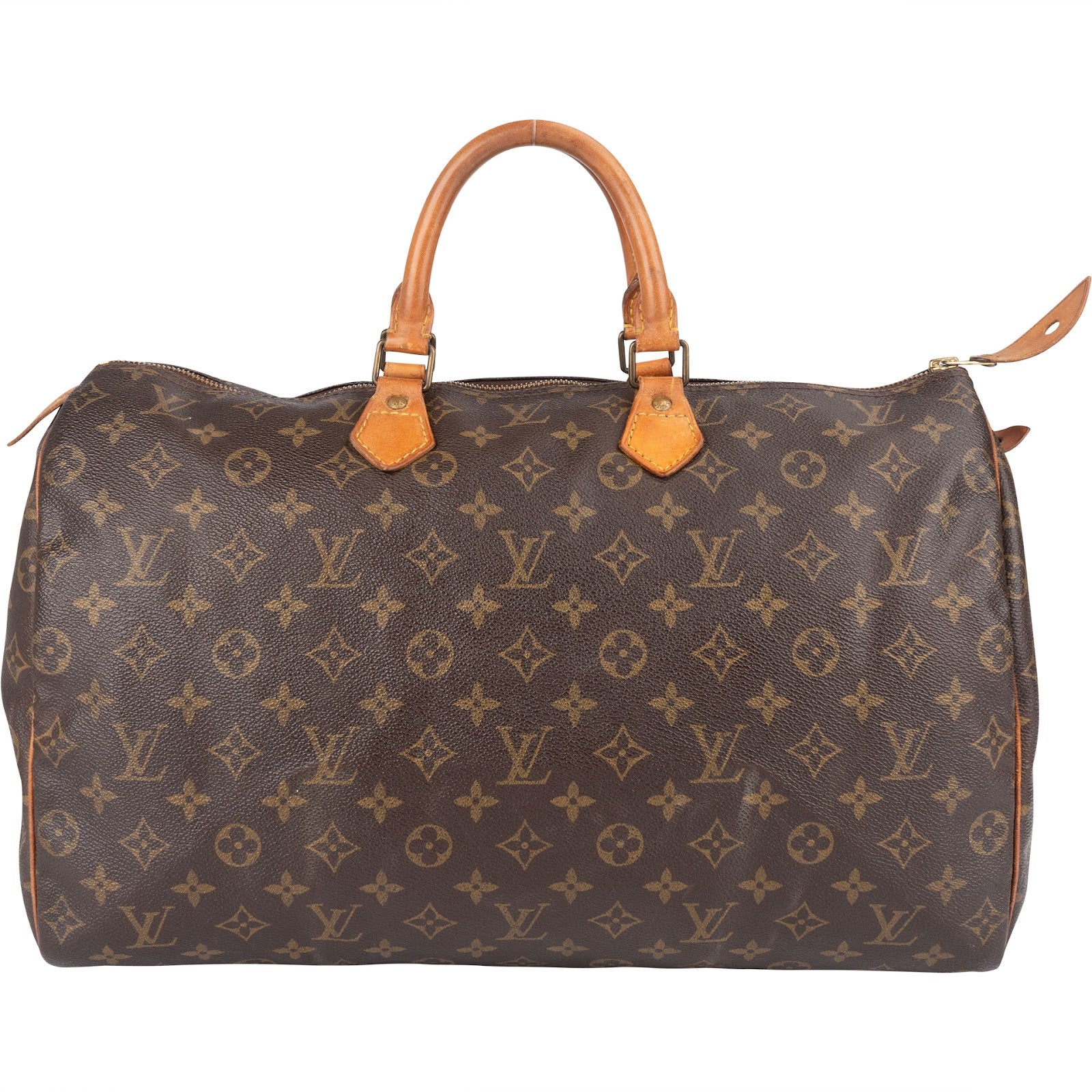 Louis Vuitton Monogram Canvas Speedy 40 Handbag - vintageandkickz