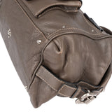 Chloé Pebbled Leather Studded Paddington Satchel Handbag