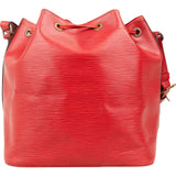 Louis Vuitton Red Epi Leather Sac Noé Petit Shoulder Bag