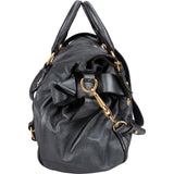 Miu Miu Vitello Lux Leather Bow Handbag