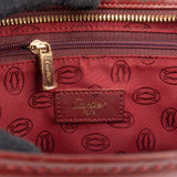 Cartier Bordeaux Leather Clutch