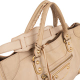 Balenciaga Beige Leather City Handbag
