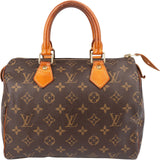 Louis Vuitton Monogram Canvas Speedy 25 Handbag