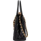Chanel  Quilted Lambskin Kelly Top Handle Small Crossbody Handbag