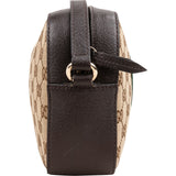 Gucci Monogram GG Supreme Canvas Web Bee Camera Crossbody Bag