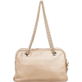 Gucci Metallic Leather Soho GG Shoulder  Bag