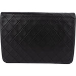 [🔄️B23 / F15] Chanel Quilted Lambskin Medium Double Flap Shoulder Bag - vintageandkickz