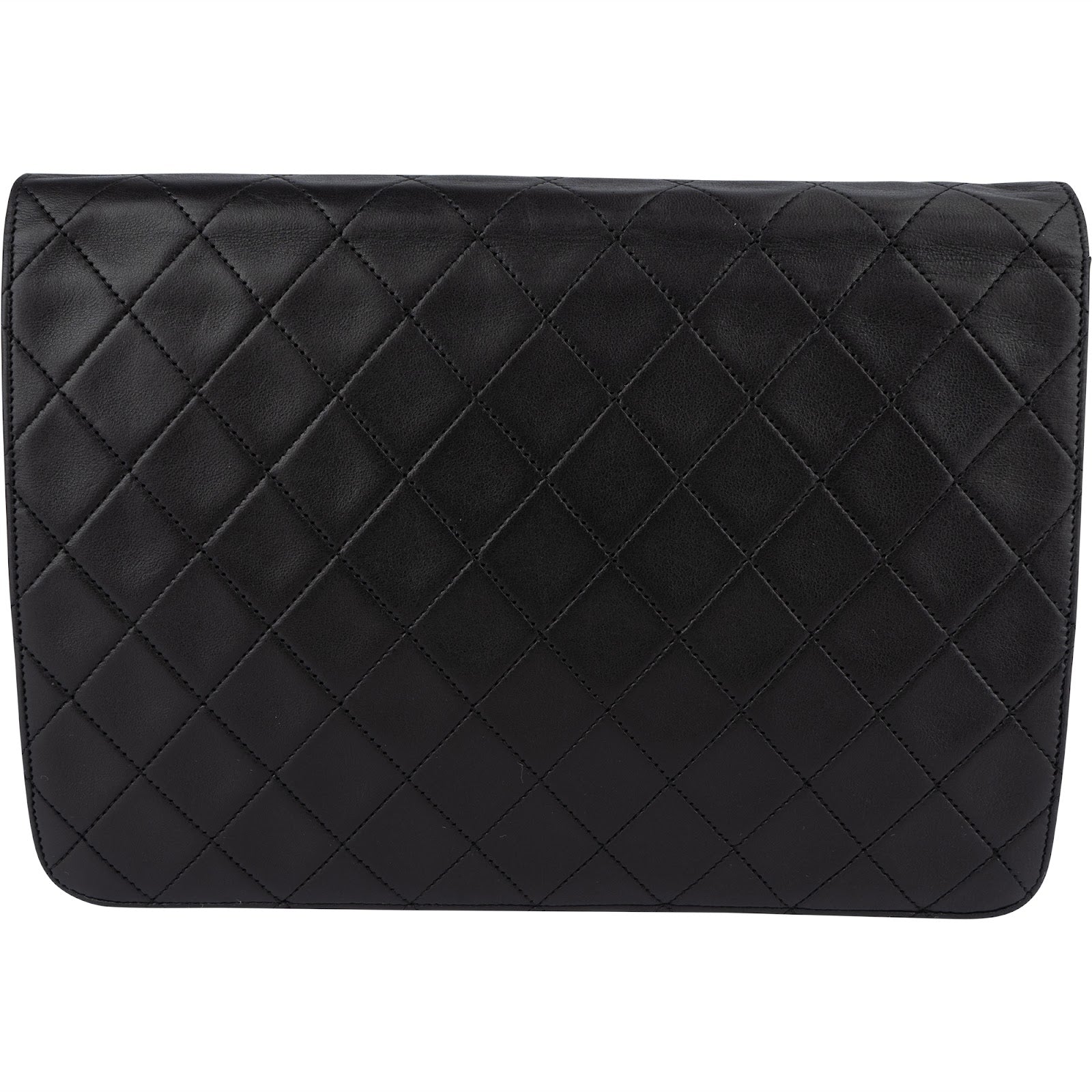 [🔄️B23 / F15] Chanel Quilted Lambskin Medium Double Flap Shoulder Bag - vintageandkickz