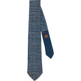 Hermès Tally Heart Mark Print Crab Motif Silk Tie Krawatte