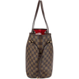 Louis Vuitton Monogram Damier Ebene Canvas Neverfull MM Shoulder Bag