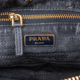 Prada Denim Triangle Pouch