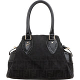 Fendi Monogram FF Zucca Canvas Villa Borghese Handbag