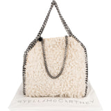 Stella McCartney Shearling  Falabella Fold Over Tote Crossbody Handbag