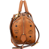 MCM Monogram Visetos Small Boston Crossbody Handbag