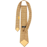 Hermès Geometric Printed Pattern Mosaik Silk Tie Krawatte