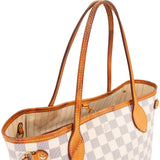 Louis Vuitton Monogram Damier Azur Canvas Neverfull PM Shoulder Bag