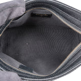 Chanel Quilted Caviar Leather Side Chain Clutch Bag