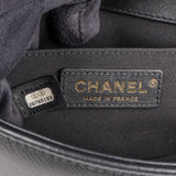 Chanel Quilted Lambskin Single Flap Medium Boy Crossbody Bag