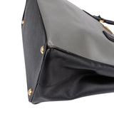 Prada Bicolor Saffiano Leather Galleria Handbag