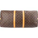 Louis Vuitton Monogram Canvas Keepall 55 Bandoulière Travel Bag