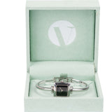 Gucci Silver Tone Square 1900L Bangle Woman Watch
