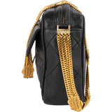 Chanel Quilted Lambskin Tassel Camera Special Chain Crossbody Bag