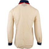 Gucci Tricolor Silk Embroided Bee Longsleeve Blouse (IT40)
