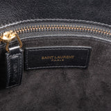 Saint Laurent Black Leather Sac De Jour Handbag