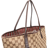Gucci Monogram GG Canvas Interlocking Tote Shoulder Bag