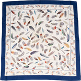 Hermès Plumes Silk 90 Scarf Tuch