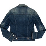 Gucci Blue Tom Ford Era Heart Lock Denim Jacket (IT40)
