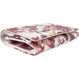 Christian Dior Monogram Floral Saddle Flap Mini Wallet