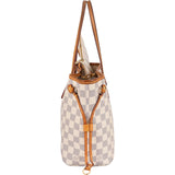 Louis Vuitton Monogram Damier Azur Canvas Neverfull PM Shoulder Bag
