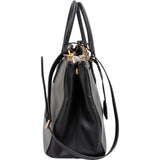 Prada Bicolor Saffiano Leather Galleria Handbag
