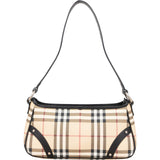 Burberry Nova-Check Monogram Studded Shoulder Bag