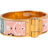 Hermès Clic Clac H Email Charniere Flacons Bandana L Candeur Bracelet