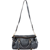 Miu Miu Vitello Lux Leather Bow Handbag