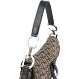 Christian Dior Oblique Jacquard Saddle Shoulder Bag