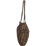 Fendi Monogram FF Zucca Canvas Tote Shoulder Bag