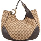 Gucci Monogram GG Canvas Blondie G Large Hobo Shoulder Bag