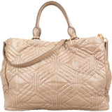 Miu Miu Quilted Geometric Leather Handbag