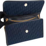 Christian Dior Oblique Monogram Canvas Jacquard Vintage Flap Shoulder Bag