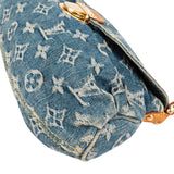 Louis Vuitton Monogram Denim Pleaty Shoulder Bag