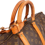 Louis Vuitton Monogram Canvas Keepall 45 Travel Bag